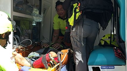 Hombre sobrevive tras caer más de 15 metros al río La Silla en Guadalupe