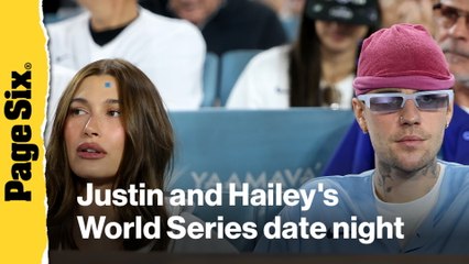 Clean-shaven Justin Bieber joins Hailey to watch Dodgers beat Blue Jays during World Series date night
