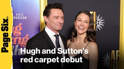 Hugh Jackman and Sutton Foster make red carpet debut at 'Song Sung Blue' premiere - see all of the stars