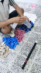 #leviackerman from Attack on Titan using 1,872 bottle caps! 💥⚔️