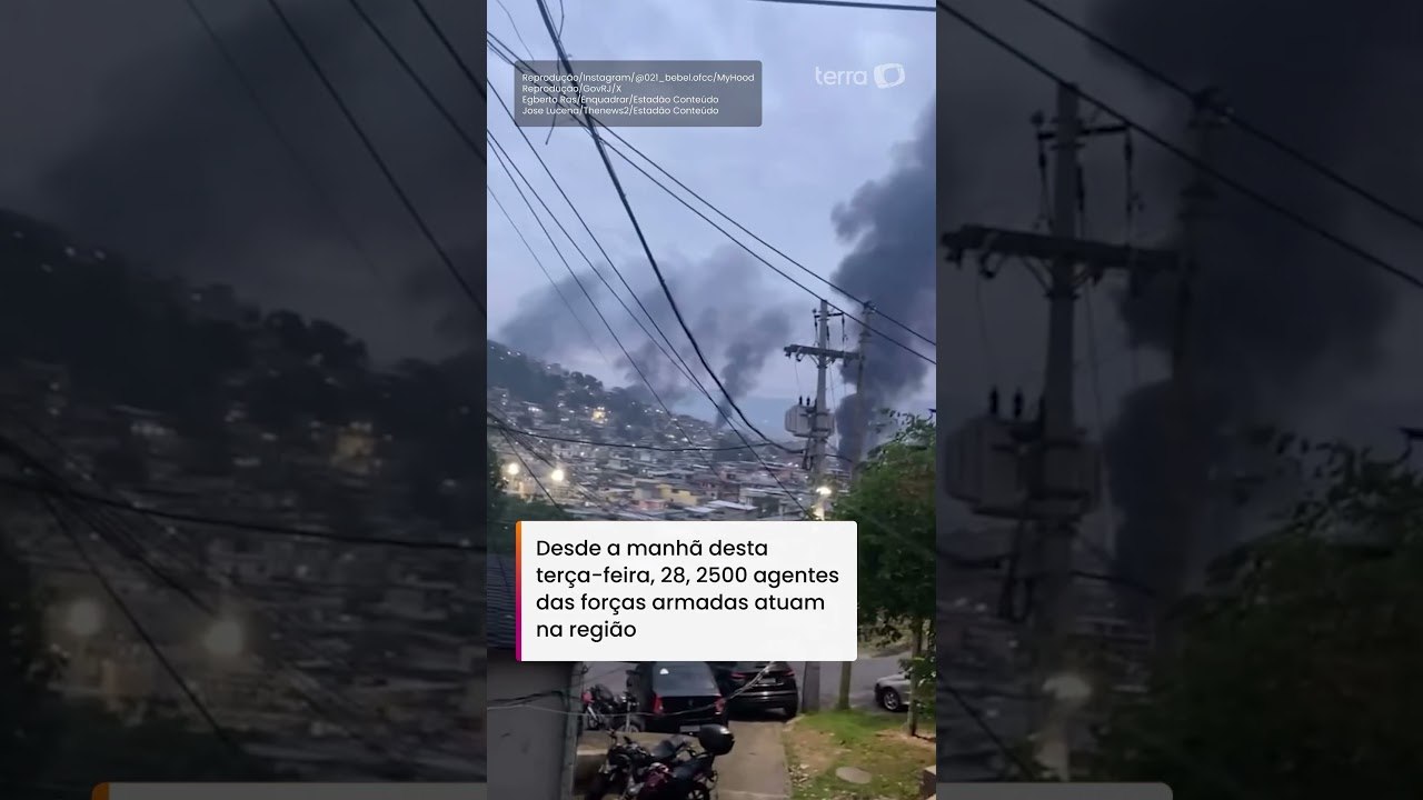 Megaoperação contra o CV se torna a mais letal da história do RJ; cidade vira cenário de guerra