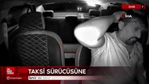 İzmir'de taksi şoförünün darbedildiği anlar