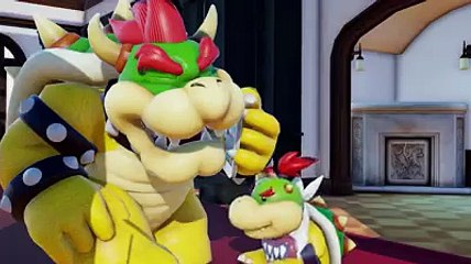 Super Mario vs Bowser (with Peach and Bowser Jr)