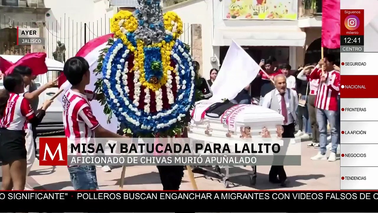 Despiden en Jalisco a José Eduardo Ramírez, aficionado de Chivas asesinado tras riña con seguidores del Atlas