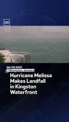 Hurricane Melissa Makes Landfall In Kingston Waterfront
