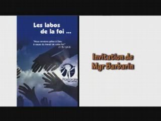 Invitation Session des "Labos de la Foi"