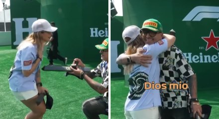 GP de México: propuesta de matrimonio de fanáticos de la F1 se hace viral