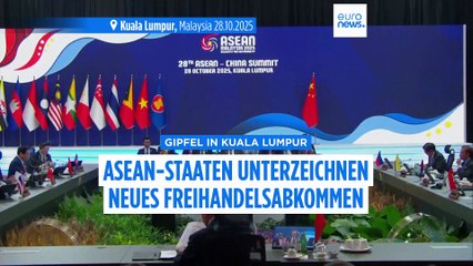 China statt USA: Peking unterzeichnet erweitertes Freihandelsabkommen