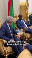 Tajani - In #Mauritania per la prima tappa della mia missione in #Africa. (28.10.25)