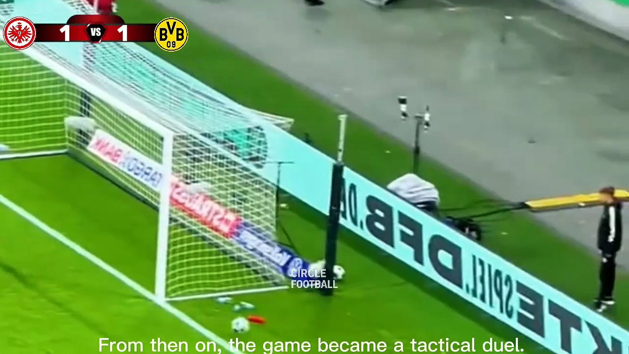 Eintracht Frankfurt 2–4 Borussia Dortmund | DFB-Pokal Highlights & Goal | Knauff & Brandt Goal.!