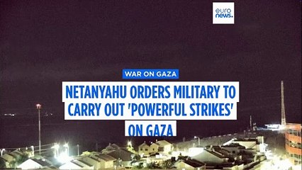 Netanyahu Orders Immediate Heavy Strikes on Gaza 🚨