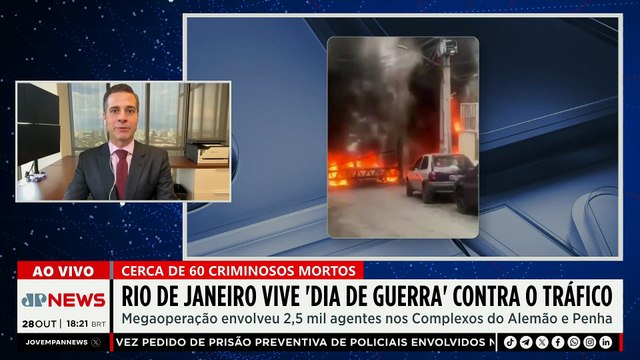 “Estado entregue nas mãos do crime organizado”, diz Beraldo sobre crise no Rio de Janeiro