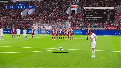 Thriller Match! AC Milan vs Fiorentina  PES 2021 Master League Full Match