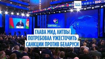 Глава МИД Литвы обращается к ЕС: санкции против Беларуси помогут избежать "спирали эскалации"