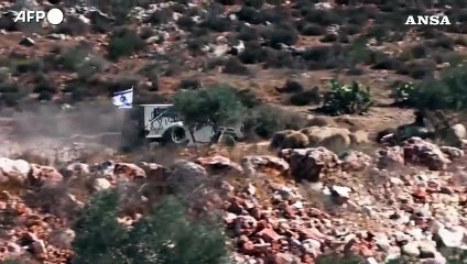 Cisgiordania, l'Esercito israeliano disperde un gruppo di agricoltori e attivisti