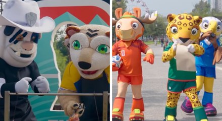 Mundial 2026: Mascotas de la Copa del Mundo visitan Monterrey junto a Tigres y Rayados