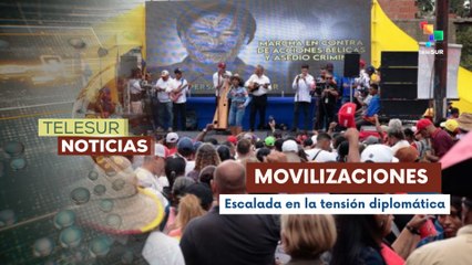 Ciudadanos de Venezuela se movilizaron en defensa de la paz y la soberanía