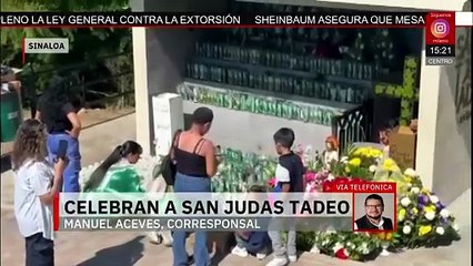 En Sinaloa, celebran a San Judas Tadeo aun cuando la región ha sido azotada por la violencia
