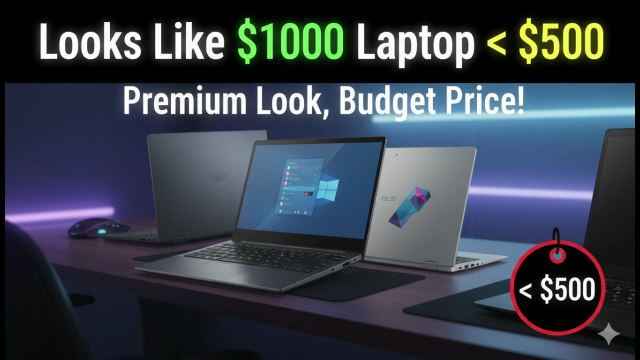 5 Laptops That Feel Premium But Cost Under $500 💰 (2026 Edition)