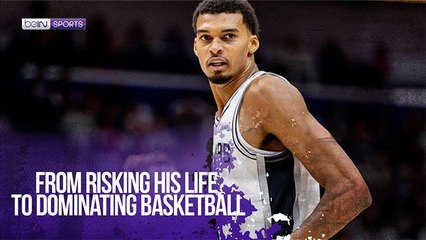 The spectacular story of Victor Wembanyama. From risking his life to dominating the game