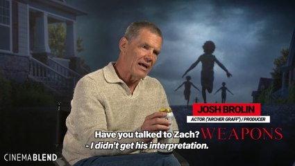 Yes, Even Josh Brolin Is Freaked Out By The Way The Kids Hold Out Their Arms In 'Weapons'