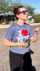 All of this because we honked at her 😳