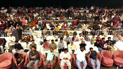 Sreeleela's Inspiring Speech at Mass Jathara Pre-Release Event 🎉