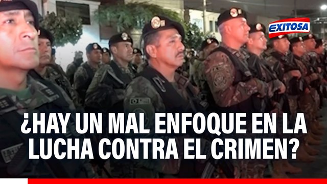 Lucha contra el crimen está mal enfocada en algunos distritos, según exviceministro del Interior