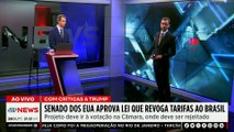Senado dos EUA aprova projeto para encerrar tarifas contra o Brasil