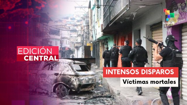 Operación policial en favelas de Río deja decenas de muertos y detenidos