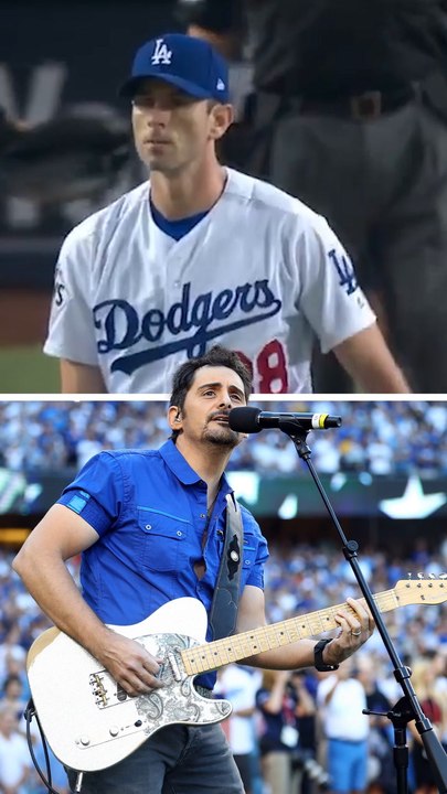 Last four World Series games Brad Paisley has sung the national anthem have gone to extra innings
