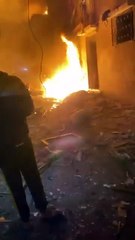 A very large fire in Gaza | Bath uk