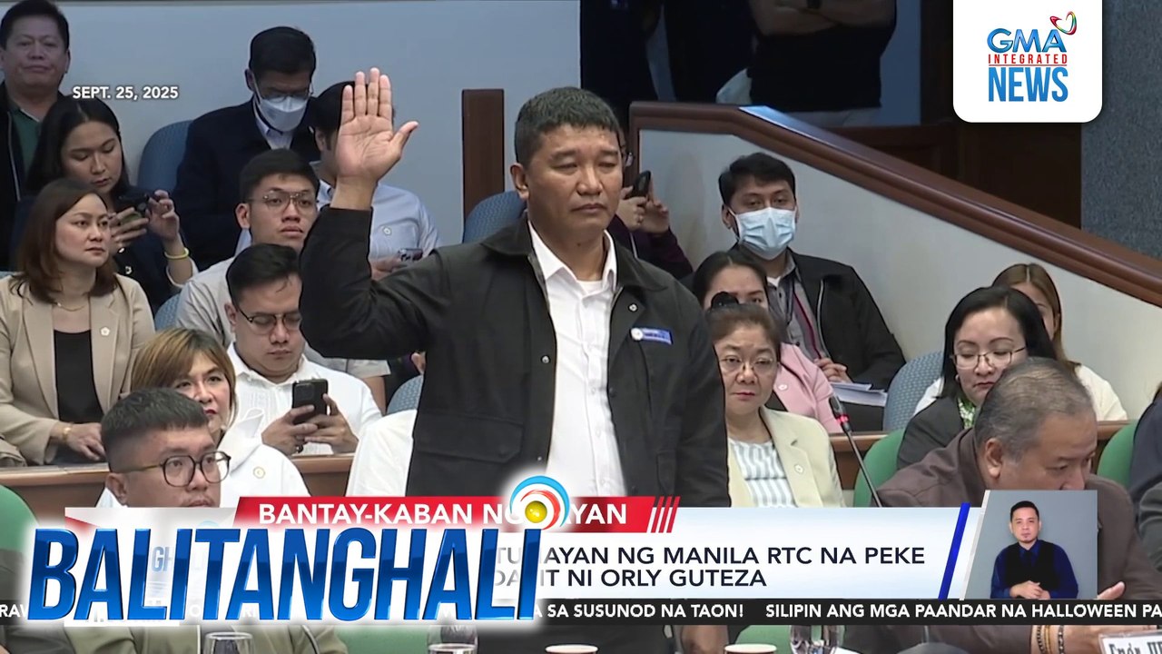 Sen. Lacson - Napatunayan ng Manila RTC na peke ang pirma sa affidavit ni Orly Guteza | Balitanghali