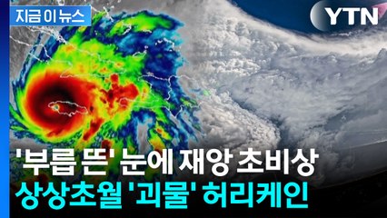"우리가 이길 수 없다" 올해 최강에 탄식...하늘에서 허리케인 보자 '소름' [지금이뉴스] / YTN