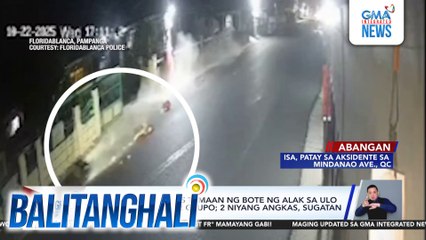 Rider, patay matapos tamaan ng bote ng alak sa ulo dahil sa alitan ng 2 grupo; 2 niyang angkas, sugatan | Balitanghali