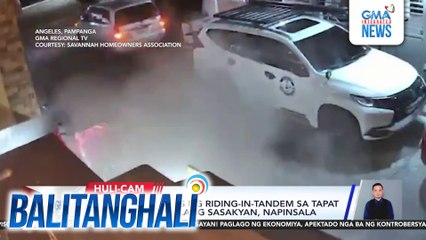 Granada, inihagis ng riding-in-tandem sa tapat ng isang bahay; ilang sasakyan, napinsala | Balitanghali