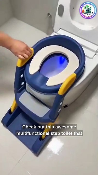Daily Deals Alert : Adjustable Toilet Training Seat | Baby Potty Seat with Non-Slip Wide Step & Soft Seat