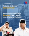 Program Besar Pemerintah, Renovasi 400 ribu Rumah Tak Layak Huni Tahun Depan!!