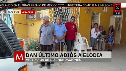 En Poza Rica, familiares y conocidos le dan el último adiós a Doña Elodia Reyes