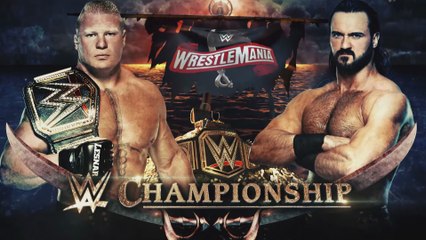 Brock Lesnar vs Drew McIntyre | WrestleMania 36 - Commercial