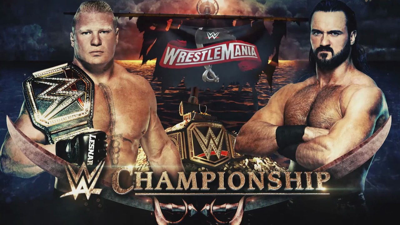 Brock Lesnar vs Drew McIntyre | WrestleMania 36 - Commercial