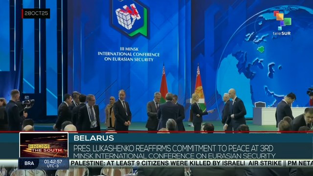 Belarus: Pres. Lukashenko reaffirms commitment to peace at 3rd Minsk International Conference
