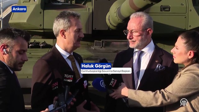 Savunma Sanayii Başkanı Görgün ve BMC Yönetim Kurulu Başkanı Tosyalı açıklamalarda bulundu