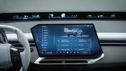 The new BMW iX3 50 xDrive - Vehicle Settings