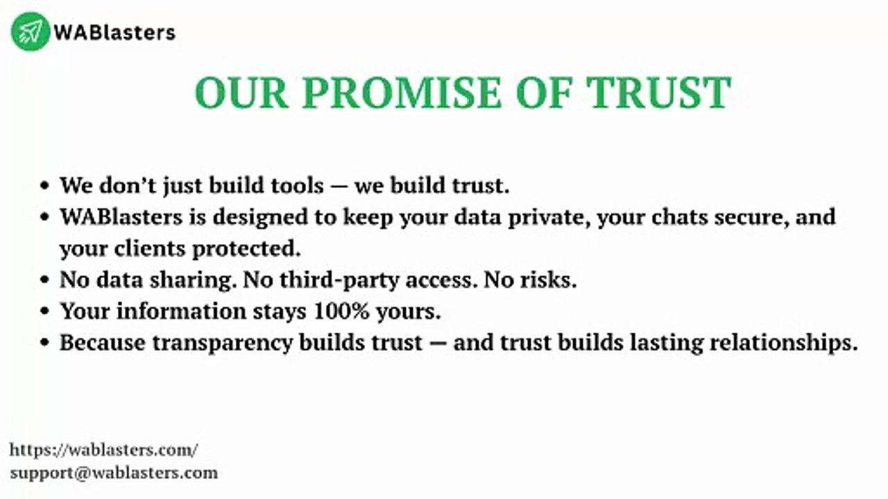 How WABlasters Keeps Your WhatsApp Marketing Secure