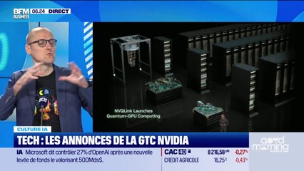 Culture IA : Tech, les annonces de la GTC Nvidia, par Anthony Morel - 29/10