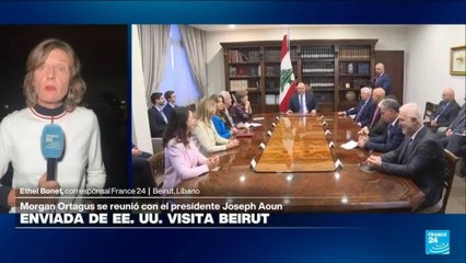 Informe desde Beirut: enviada especial de EE. UU. se reúne con presidente Aoun