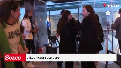 7 ilde hayat felç oldu: Ev ve iş yerlerini su bastı, sürücüler mahsur kaldı