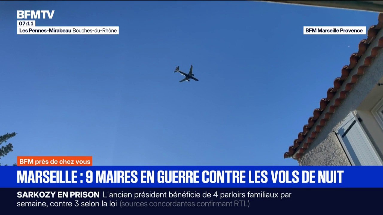 Neuf maires de communes riveraines de l'aéroport Marseille-Provence réclament l'arrêt des vols de nuit