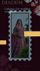 Lehenga for Wedding Reception | Reception Lehenga for Bride | Sangeet Lehenga for Bride 2025